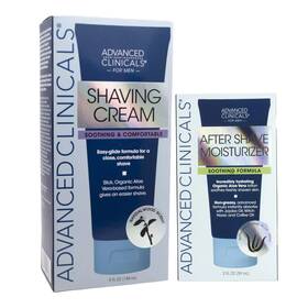 Advanced Clinicals 00p6l For Men Shaving Cream And After Shave Moisturizer