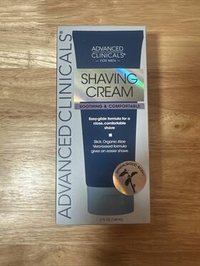 Advanced Clinicals 819265010330 For Men Shaving Cream Sandalwood Scent 5 Fl Oz