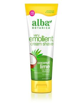 Alba Botanica 724742003418 Shave Cream-coconut Lime 8 Oz Cream
