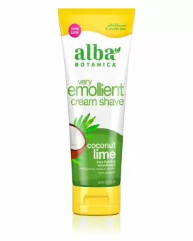 Alba Botanica 724742003418 Shave Cream-coconut Lime 8 Oz Cream