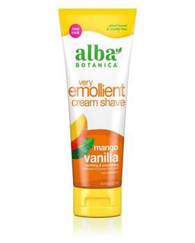 Alba Botanica 724742003456 Shaving Cream-mango/vanilla 8 Oz Cream