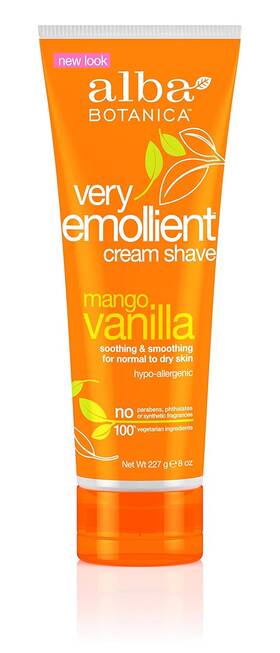 Alba Botanica 9842 Botanical Mango Vanilla Very Emollient Cream Shave 8 Ounce Tubes Pack Of