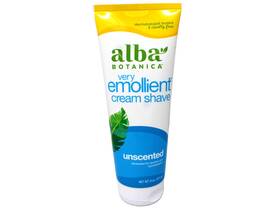 Alba Botanica Al00342 Very Emollient Cream Shave Unscented 8 Oz