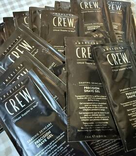 American Crew 061886233882 Precision Shave Gel 7.4 Ml/ 0.25 Fl Oz Packs Bundle Of 25 New