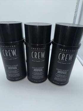 American Crew 669316406120 Shaving Skincare Protective Shave Foam 10.1 Oz Pack Of 3