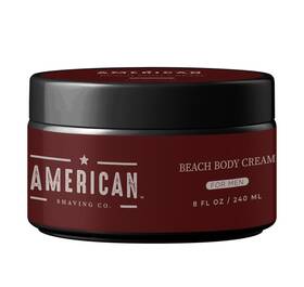 American Shaving Co. 685167906046 Co. Beach Body Cream For Men 8 Oz Bottle Made In Usa Quic