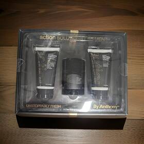 Anthony 02609-96245-7 Action Solutions For Men By 3-piece Shaving Set New In Gift Box M-6469