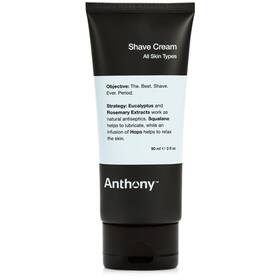 Anthony 313020865819 Shaving Cream Mens Sensitive Skin Squalane Eucalyptus Spearmint And R