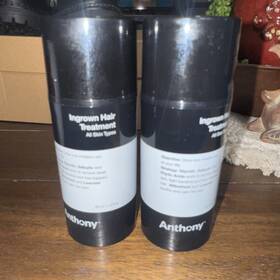 Anthony 802609100255 Ingrown Hair Treatment 3 Fl Oz Pack Of 2 For All Skin Types