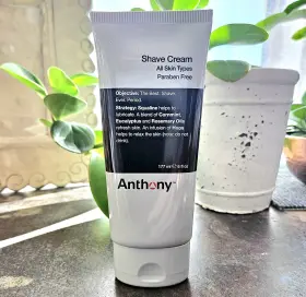 Anthony 802609100279 Shave Cream 6 Fl Oz Contains Squalane Eucalyptus And Rosemary Extract New