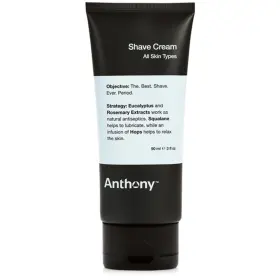 B010nlm0rq Anthony Shaving Cream Men Squalane Eucalyptus Spearmint Sensitive Skin 3oz