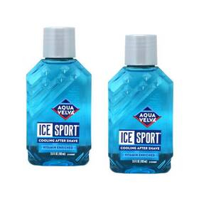 Aqua Velva Co21132 Classic Ice Blue Cooling After Shave Firms And Tones 3.5 Oz Pack Of 2