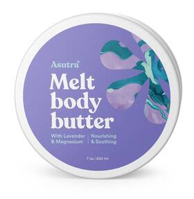 Asutra 850016538352 Magnesium Body Butter Lotion With Lavender Scent 7 Oz - Soothing Shea