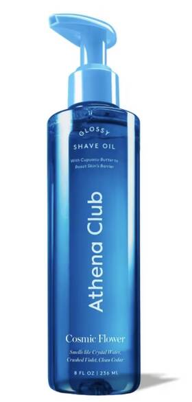 Athena Club 810077123164 Cosmic Flower Glossy Shave Oil 8 Oz / 236 Ml