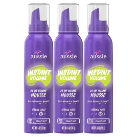 B07nfrmcfx Aussie Instant Volume Mousse Triple Pack 24-hour Volumizing 6oz