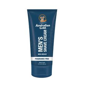 Australian Gold 054402410974 Mens Shave Creaml - Fragrance Free 5 Oz