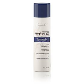 Aveeno 116247 Therapeutic Shave Gel Soothes Dry Skin Fragrance Free 7 Oz1 Ct Pack Of 1