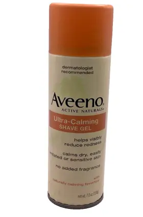 Aveeno 381370012603 Active Naturals Ultra Calming Shave Gel / 7 Oz