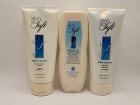 Avon 094000418576 Skin So Soft Fresh And Smooth Shave Gel Body Wash Hair Removal Cream