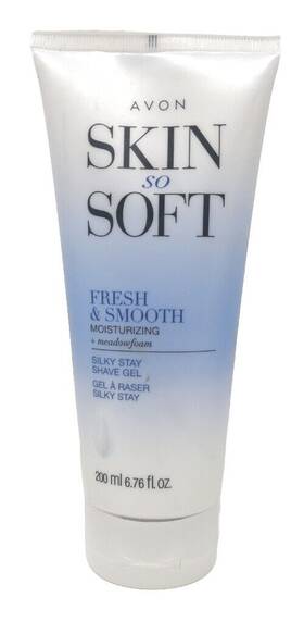 Avon 888761102344 Skin So Soft Fresh And Smooth Shave Gel 200 Ml 6.76oz Sealed New Old Stock