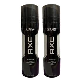 Axe 011111258426 2 Pack Shield Shave Gel Sensitive Ultra Smooth Skin 7 Oz Discontinued Rare