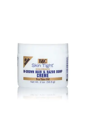 B&c Skin Tight 813070005581 In-grown Hair And Razor Bump Creme - Extra Strength Repair Heal Soothe