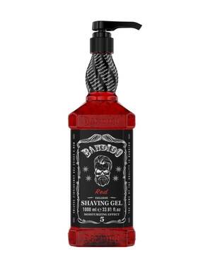 Bandido 681863080433 New Mens Red Shaving Gel With Moisturizing Effect 33.81 Oz