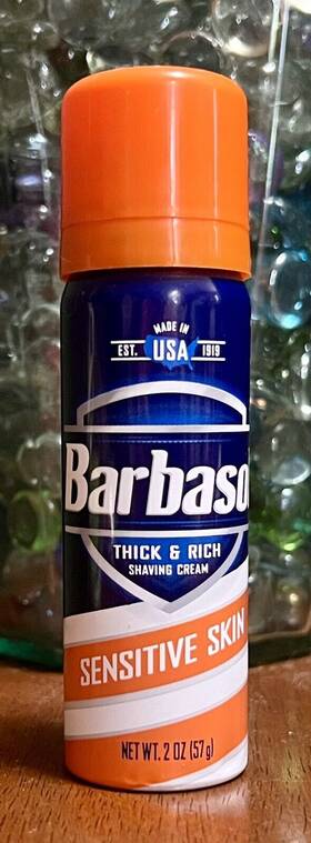 Barbasol 051009000256 Sensitive Skin Thick And Rich Shaving Cream 2oz