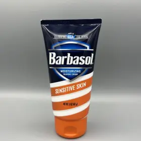 Barbasol 051009000522 Moisturizing Shaving Cream For Sensitive Skin 5oz New Rare Htf Barbasol 051009000522 Moisturizing Shaving Cream For Sensitive Skin 5oz New Rare Htf