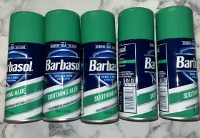 Barbasol 051009007743 5 Cans Soothing Aloe Shave Cream 7 Ounces Each Can Barbasol 051009007743 5 Cans Soothing Aloe Shave Cream 7 Ounces Each Can
