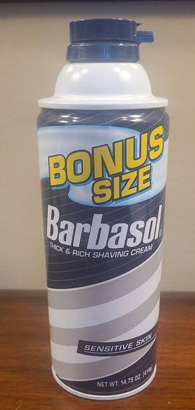Barbasol 051009011870 Vtg Beard Buster Sensitive Skin Prop Shaving Cream 14.75 Oz Bonus Size