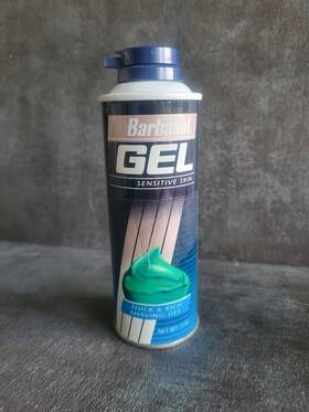 Barbasol 074300008158 Vintage Mens Gel Sensitive Skin Thick And Rich 7 Oz. Shaving - Nos