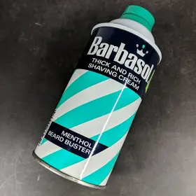 Barbasol 074300009414 Thick And Rich Shaving Cream Beard Buster Skin Conditioner 10oz Rare