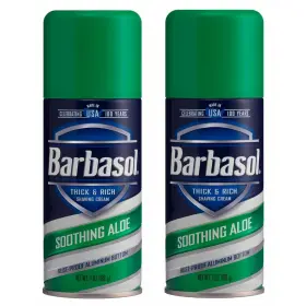 Barbasol 191565735374 Thick And Rich Soothing Aloe Shaving Cream Rust-proof 7oz 2 Pack