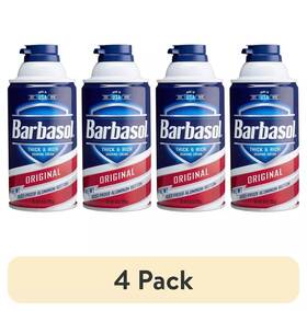 Barbasol 313102171180 Original Thick And Rich Shaving Cream For Men 10 Oz Pack Of 4