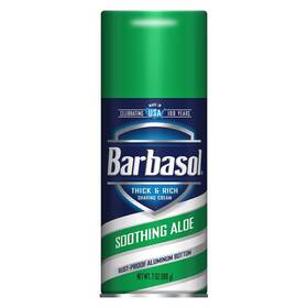 Barbasol 767571570461 Thick And Rich Soothing Aloe Shaving Cream Rust-proof 7oz 4 Pack