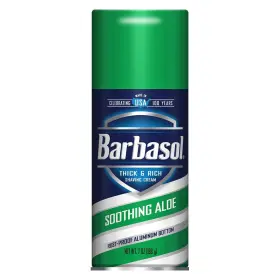 Barbasol 767571570461 Thick And Rich Soothing Aloe Shaving Cream Rust-proof 7oz 4 Pack