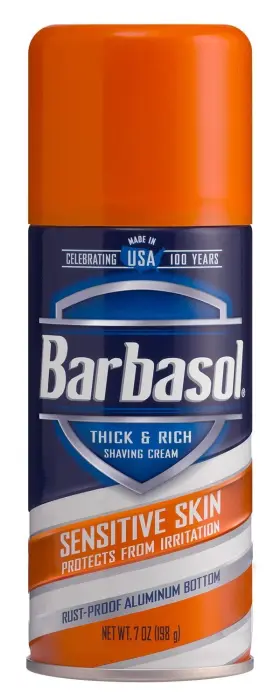 Barbasol 767571570522 5 Pack Shave Cream 7 Ounce Sensitive Skin
