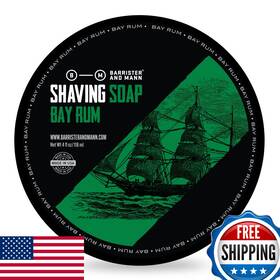 Barrister And Mann B07s4lb1m8 Shaving Soap Luxury Dense Rich Creamy Lather Tallow Wet
