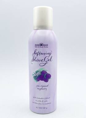 Bath & Body Works 55138668 And Womens Softening Shave Gel Sun-ripened Raspberry 6.5 Oz Rare