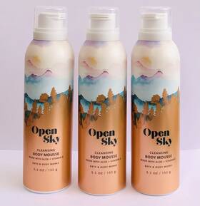 Bath & Body Works 667554993631 And Open Sky Cleansing Mousse Foam New Full Size Lot Of 3