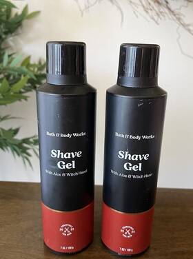 Bath & Body Works 667558689325 Two And 7 Oz Shave Gels With Aloe Witch Hazel Brand New