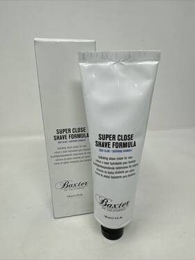 Baxter 884486310347 Of California Super Close Shave Formula 4 Fl Oz / 120 Ml Tube New In Box