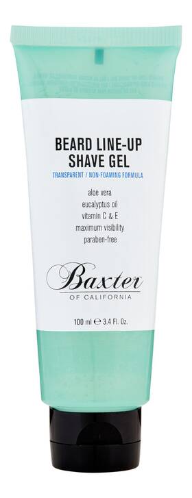 Baxter Of California 884486366337 Beard Line-up Shave Gel 3.4 Oz100 Ml. Shaving Cream And