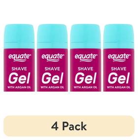 Beauty Serivice Pro 705353751547 4 Pack Equate Womens Shave Gel With Argan Oil Coconut 7 Oz