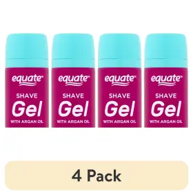 Beauty Serivice Pro 705353751547 4 Pack Equate Womens Shave Gel With Argan Oil Coconut 7 Oz