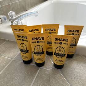 Bee Bald 852664004005 Shave Shaving Cream - 7 Pack Of 6 Fl. Oz. Each
