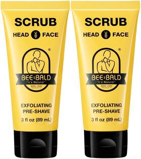 Bee Bald 852664004272 Scrub Exfoliating Pre-shave Provides A Deep Clean And Removes Pore