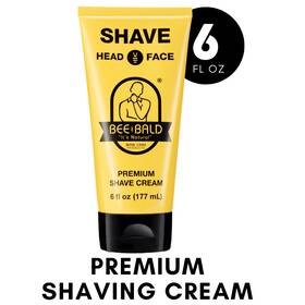 Bee Bald Beb00410 Shave Premium Shaving Cream For Men 6 Fl Oz