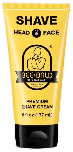 Bee Bald Sh6oz Shave Premium Cream Goes On Light And Slick For A Thats Incr